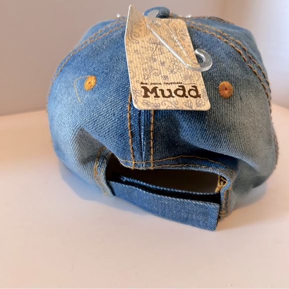 Miss Denim Studded Sequin Adjustable Cap - Picture 4 of 5